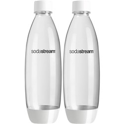 Sodastream Fuse 1 Litre Bottles Twin Pack (White)