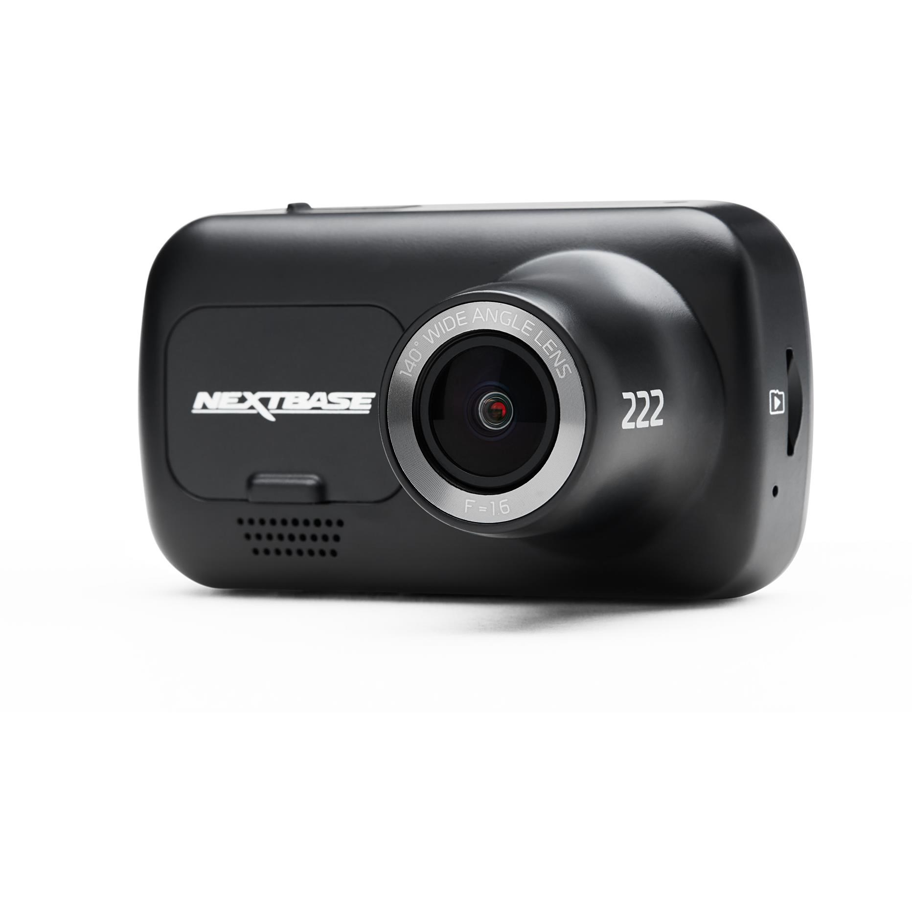 nextbase dash cam 222 front and rear
