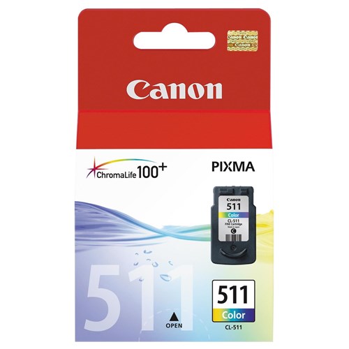 Canon Pixma CL511 FINE Standard Capacity Ink Cartridge (Colour)