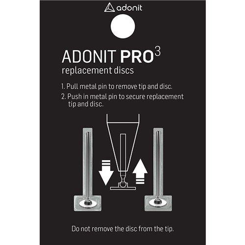 Adonit Tip Mini 4/Pro 3 Replacement Disc (2 Pack)