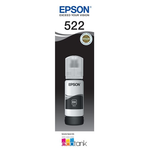 Epson T522 EcoTank Ink Bottle (Black)