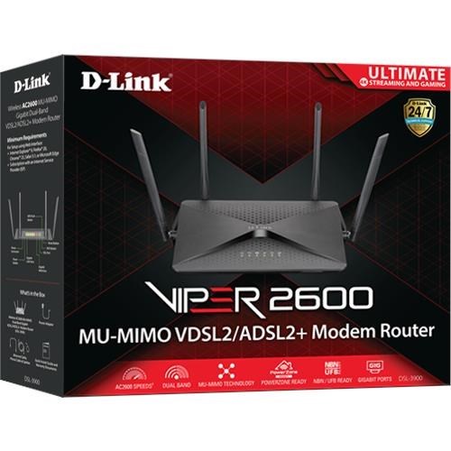 D-Link VIPER 2600 MU-MIMO Wi-Fi Modem Router