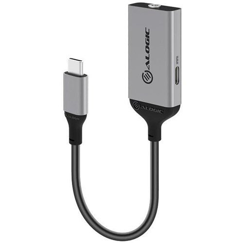 ALOGIC 10cm USB-C to 3.5mm Audio & USB-C Charging Combo Adapter