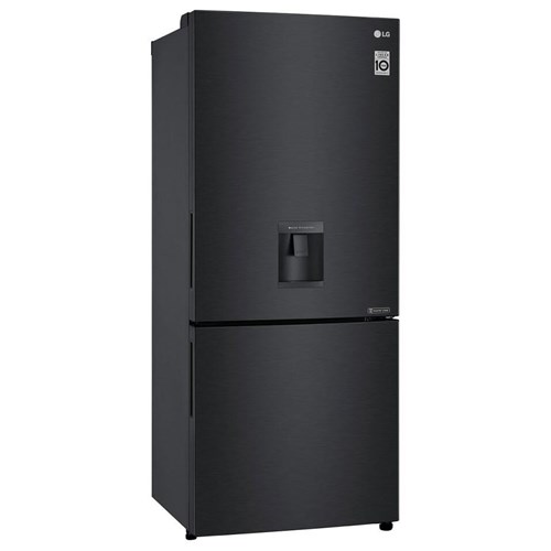 LG GB-W455MBL 420L Bottom Mount Fridge (Matte Black)