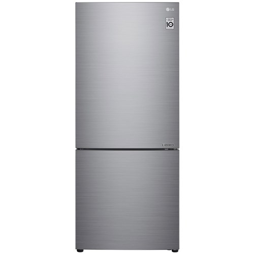 LG GB-455PL 420L Bottom Mount Fridge (Stainless Steel)