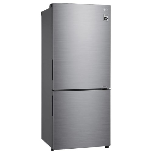 LG GB-455PL 420L Bottom Mount Fridge (Stainless Steel)