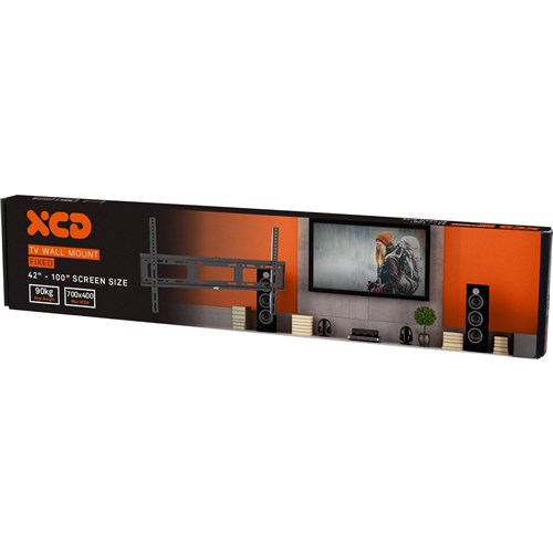 XCD Fixed TV Wall Mount Large to Extra Large (42'-100')