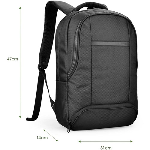AGVA Traveller 18L 15.6' Laptop Backpack (Black)
