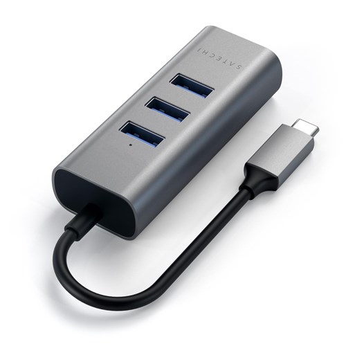 Satechi USB-C 2-in-1 USB 3.0 3-Port Hub & Ethernet