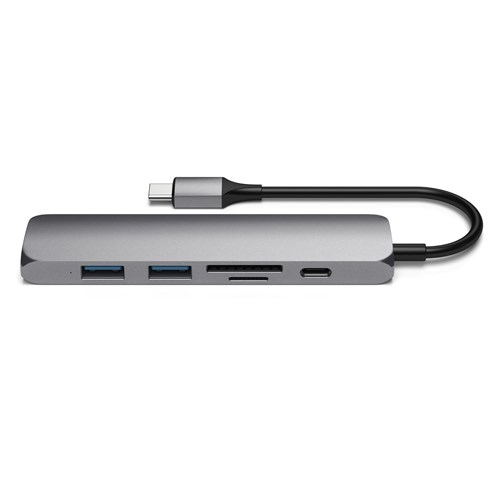 Satechi USB-C Slim Multi-Port Adapter V2 (Space Grey)
