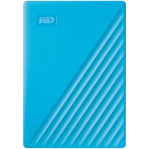 WD My Passport 2TB Portable Hard Drive USB 3.0 [2019] (Blue)