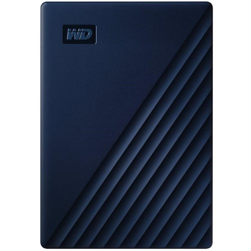 WD My Passport 4TB Portable Hard Drive for Mac [2019](Midnight Blue)