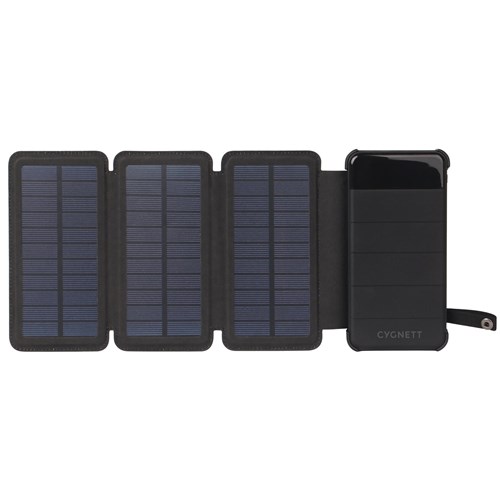 Cygnett ChargeUp Explorer 8K Portable Power Bank with Solar Panels & LED Torch