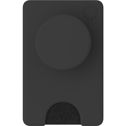 Popsockets Popwallet+ Swappable PopGrip (Black)