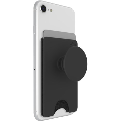 Popsockets Popwallet+ Swappable PopGrip (Black)