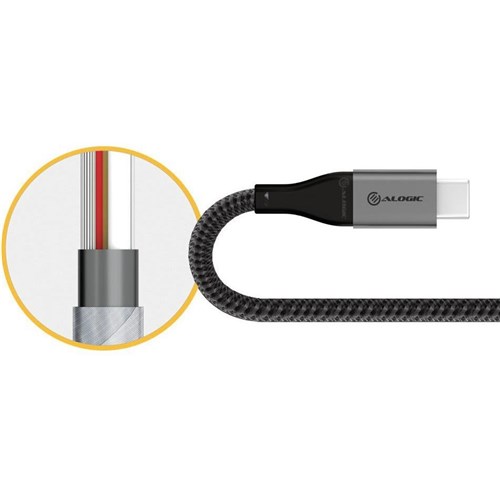 ALOGIC 15cm Super Ultra USB 3.1 USB-C to USB-A Adapter (Space Grey)