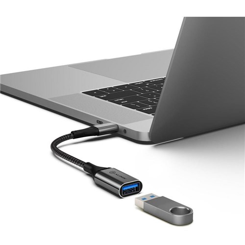 ALOGIC 15cm Super Ultra USB 3.1 USB-C to USB-A Adapter (Space Grey)