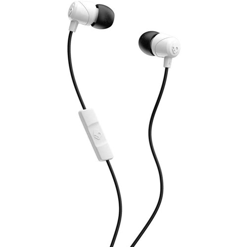 Skullcandy Jib In-Ear Wired Headphones With Mic (White/Black)