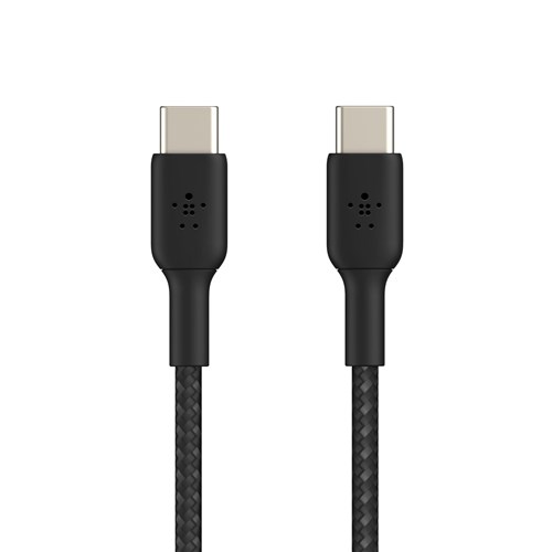 Belkin BoostUp Charge Braided USB-C to USB-C 1M Cable (Black)