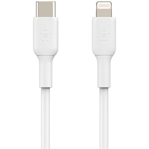 Belkin BoostUp Charge USB-C to Lightning Cable 1m (White)