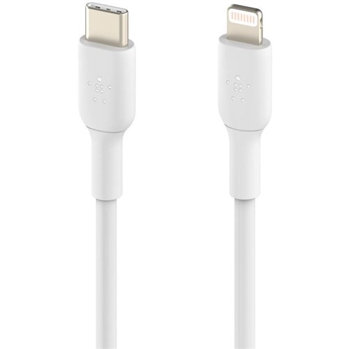 Belkin BoostUp Charge USB-C to Lightning Cable 1m (White)