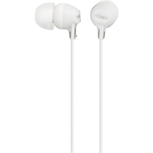 Sony MDR-EX15LP In-Ear Headphones (White)