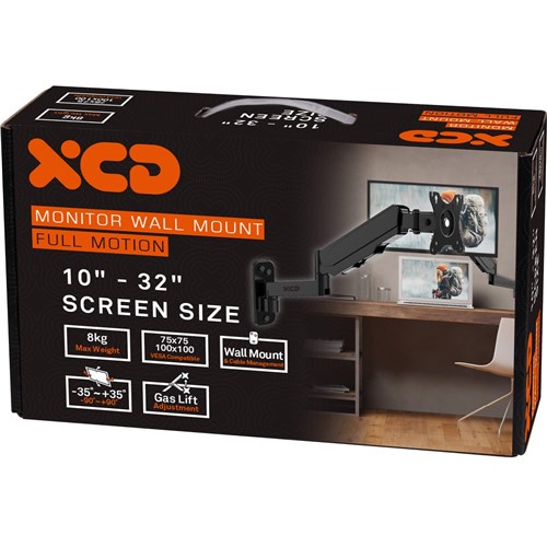 XCD Ultimate Wall Mount Gas Monitor Arm