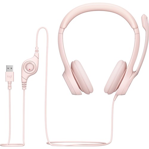 Logitech H390 USB Computer Headset (Rose)