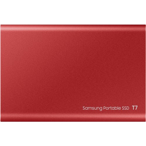 Samsung T7 Portable SSD Drive [2TB](Metallic Red)