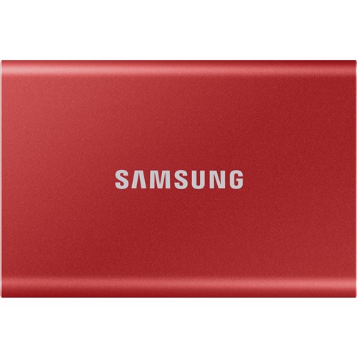 Samsung T7 Portable SSD Drive [2TB](Metallic Red)