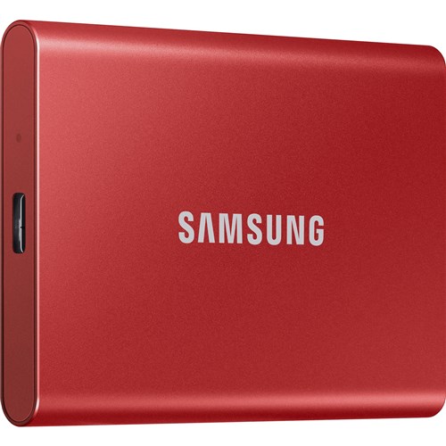 Samsung T7 Portable SSD Drive [1TB](Metallic Red)