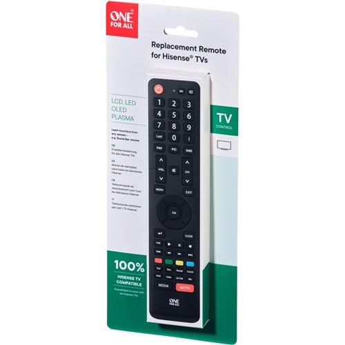 One For All Hisense TV Replacement Remote