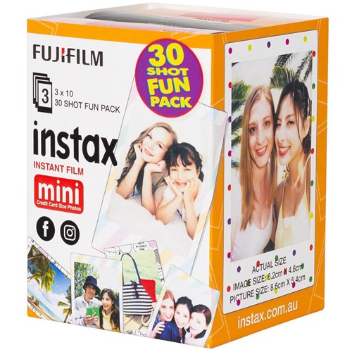 Fujifilm Instax Mini Novelty Film Fun Pack (30 Pack)