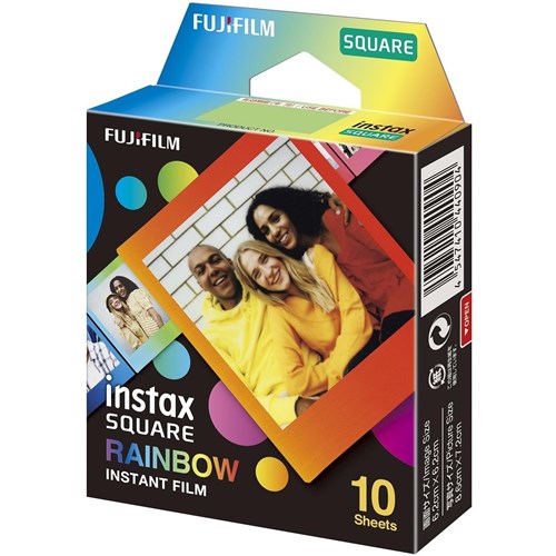 Fujifilm Instax Square Film Rainbow (10 Pack)