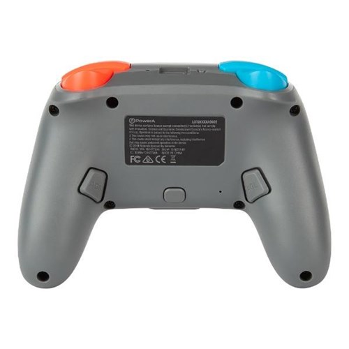 PowerA Nano Enhanced Wireless Controller for Nintendo Switch (Grey-Neon)