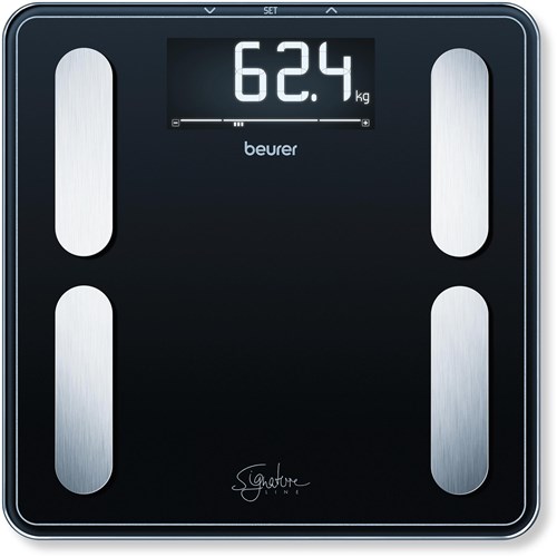 Beurer BF400B Signature Line Digital Glass Body Fat Scale (Black)