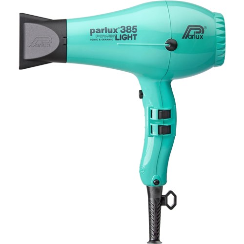 Parlux 385 Powerlight Ceramic & Ionic Hair Dryer (Aquamarine)