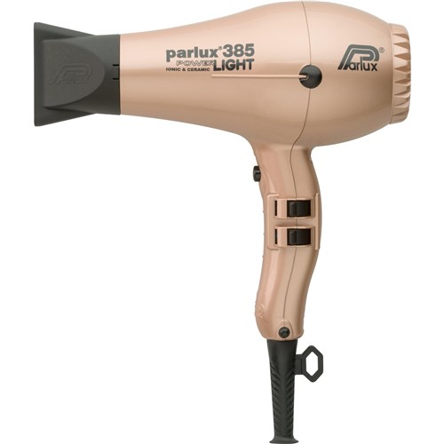 Parlux 385 Powerlight Ceramic & Ionic Hair Dryer (Light Gold)
