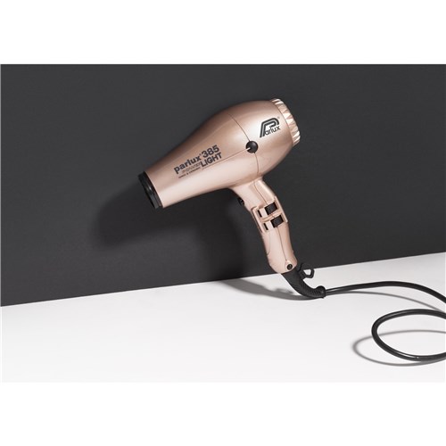 Parlux 385 Powerlight Ceramic & Ionic Hair Dryer (Light Gold)