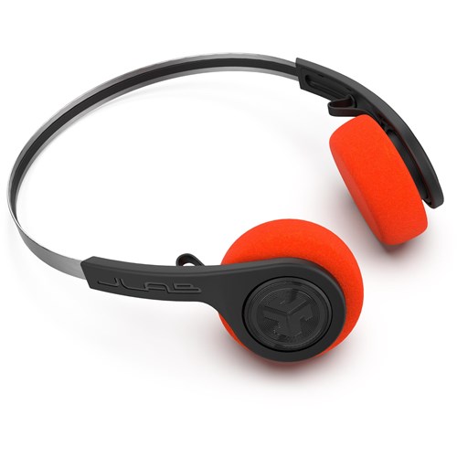 JLab Rewind Wireless Retro On-Ear Headphones (Black)