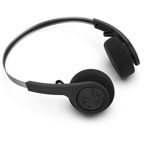 JLab Rewind Wireless Retro On-Ear Headphones (Black)