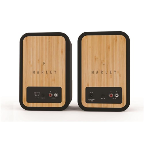 Marley Get Together Duo Bookshelf Bluetooth Speakers