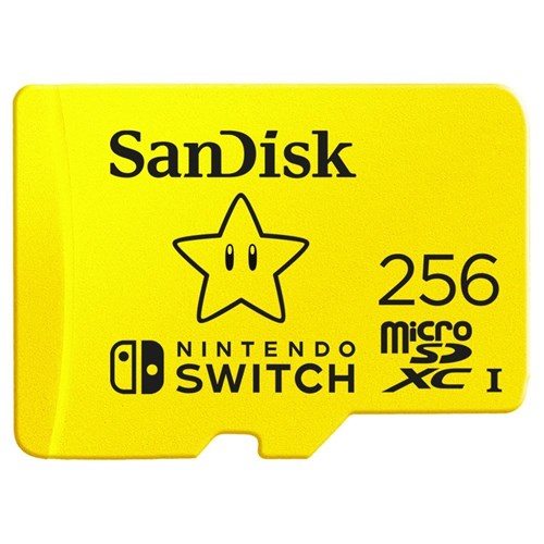 SanDisk Nintendo Switch MicroSD 256GB Memory Card