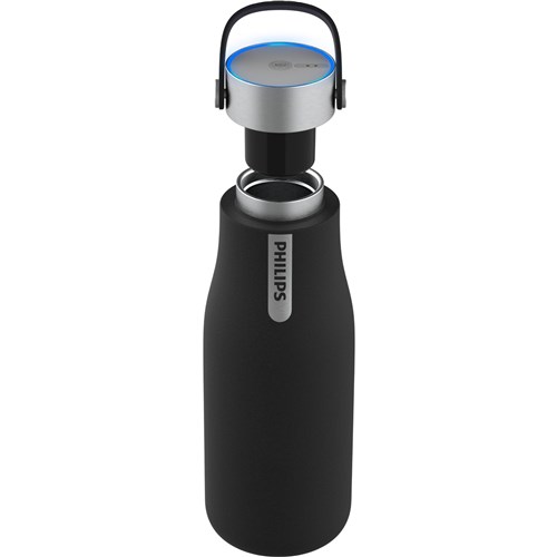 Philips GoZero 590ml Smart UV Water Bottle (Black)
