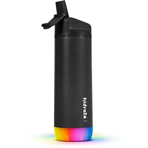 Hidrate Spark Pro Steel 621ml Straw Smart Drink Bottle (Black)