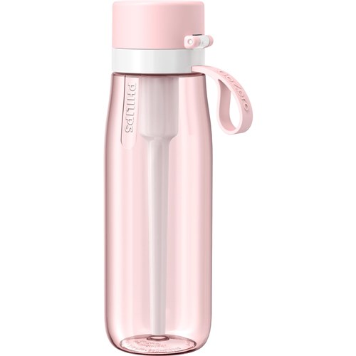 Philips GoZero 660ml Daily Straw Water Bottle (Tritan Pink)