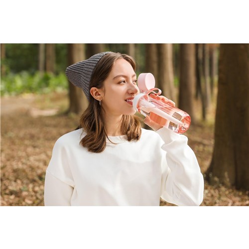 Philips GoZero 660ml Daily Straw Water Bottle (Tritan Pink)