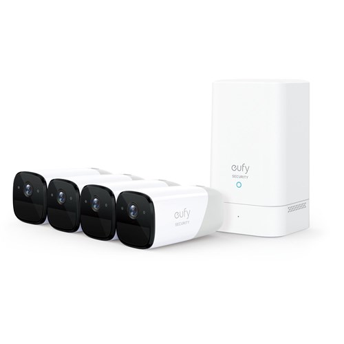 eufy Security Cam 2 Pro 2K Wireless Home Security System (4 Pack)