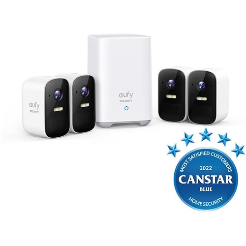 eufy Security eufyCam 2C Pro 2K Wireless Home Security System (4 Pack)