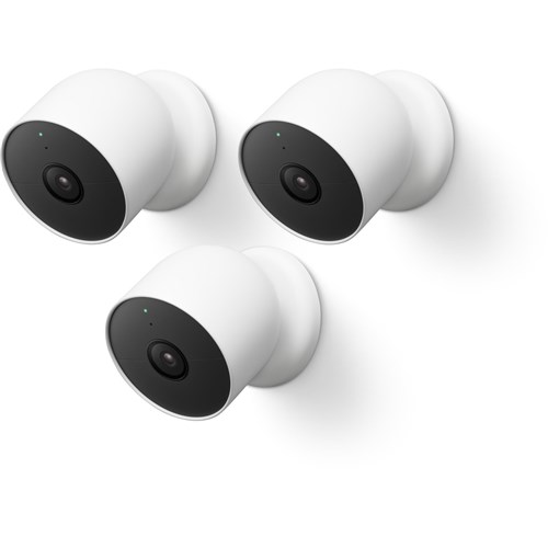 Google Nest  Outdoor/ Indoor Battery Security Camera [3 Pack]
